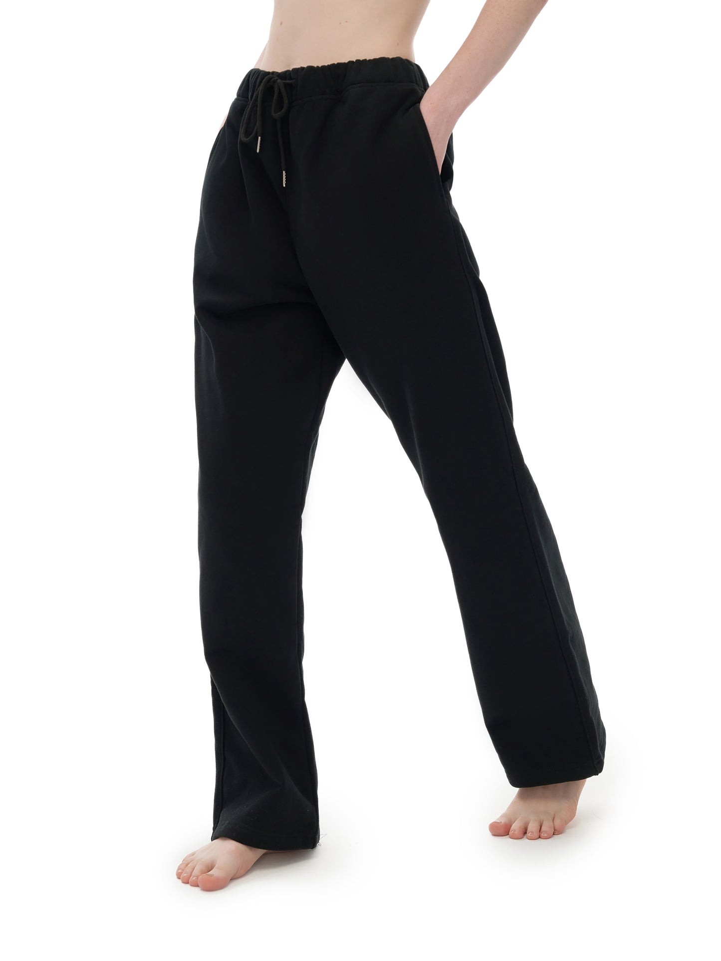 Fleece Lined Straight Leg Pants - 460 GSM