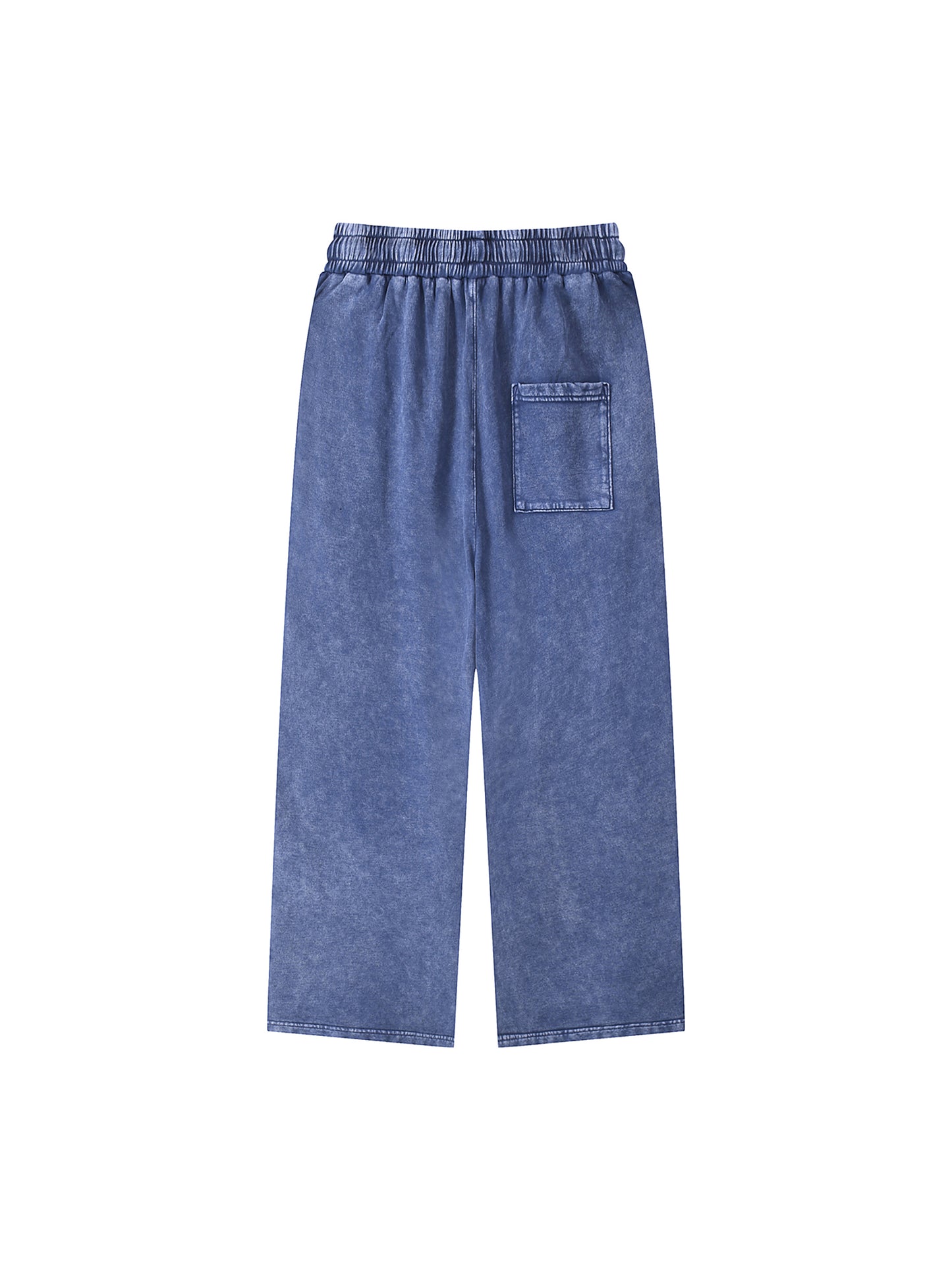 Acid Wash Straight Leg Pants - 360 GSM